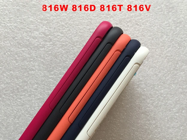 Hitam/Putih/Merah/Biru/Orange 100% Ymitn Tombol Ponsel Kartu SIM Plug Penutup Kasus Perumahan Baru untuk HTC Desire 816 D816W D816T 816D