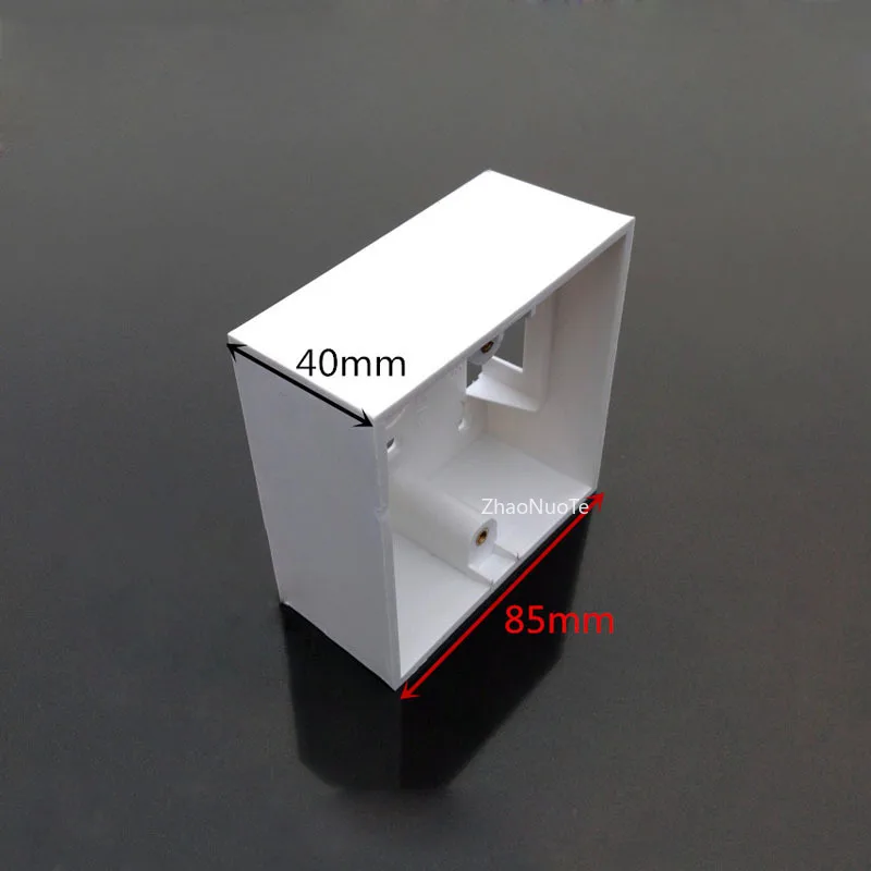 Type 86 Flame Retardant Wire Junction Boxes PVC  Bottom Box Universal Socket Switch Electrical Mounting Box 85*85*40mm