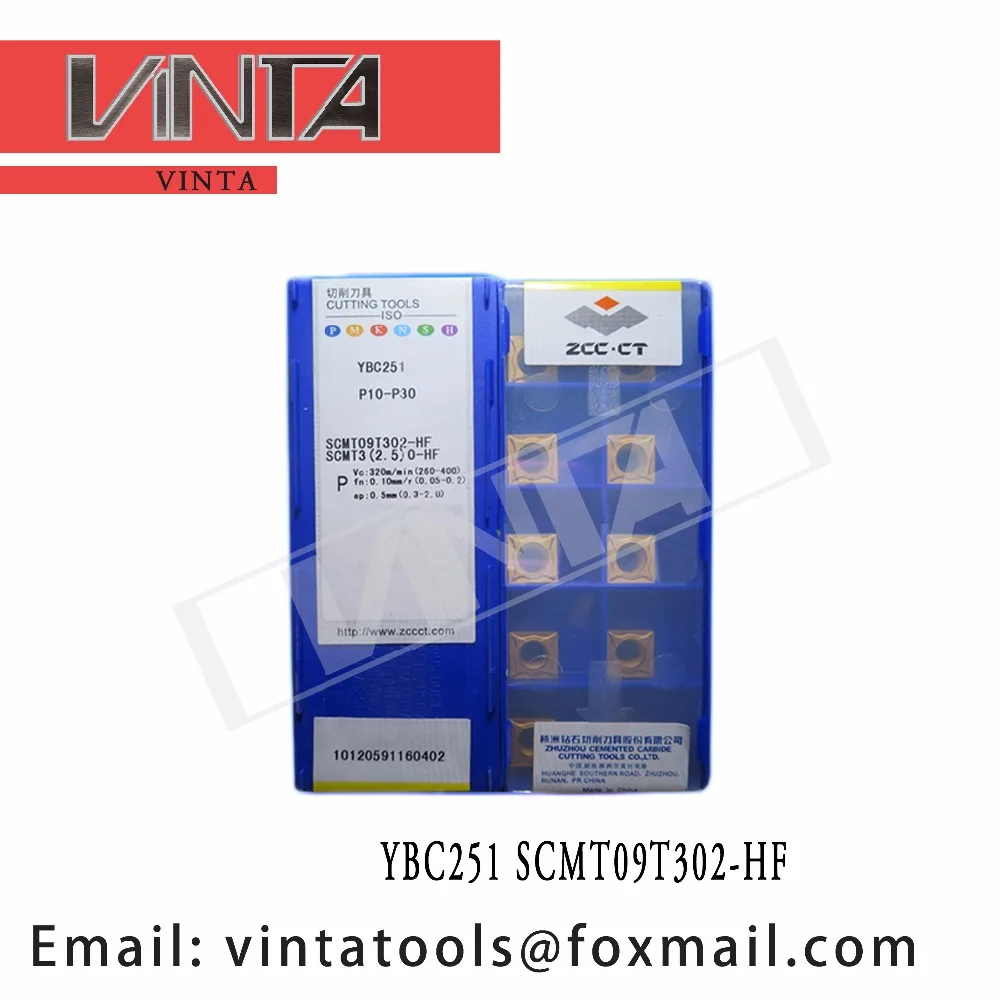 High Quality YBC251 SCMT09T302-HF CNC Carbide Turning Inserts