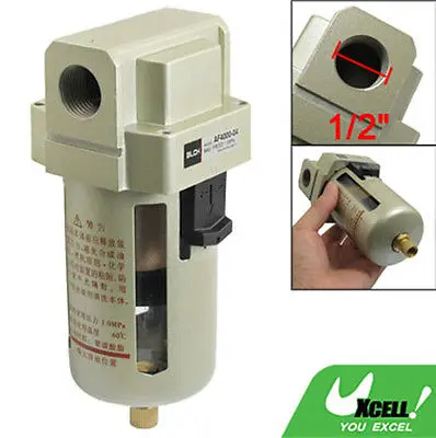 

Aluminum Alloy Case PT 1/2" Thread Dia. Pneumatic Air Filter for Compressor