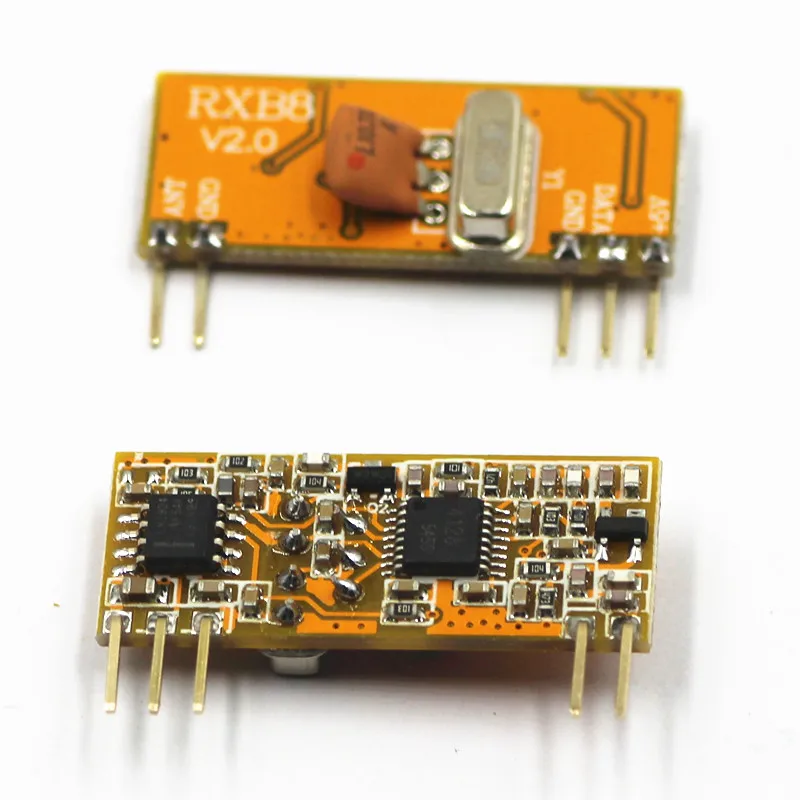 2pcs RXB8 V2.0 433Mhz Wireless Receiver Module Superheterodyne Wireless Receiver Modules