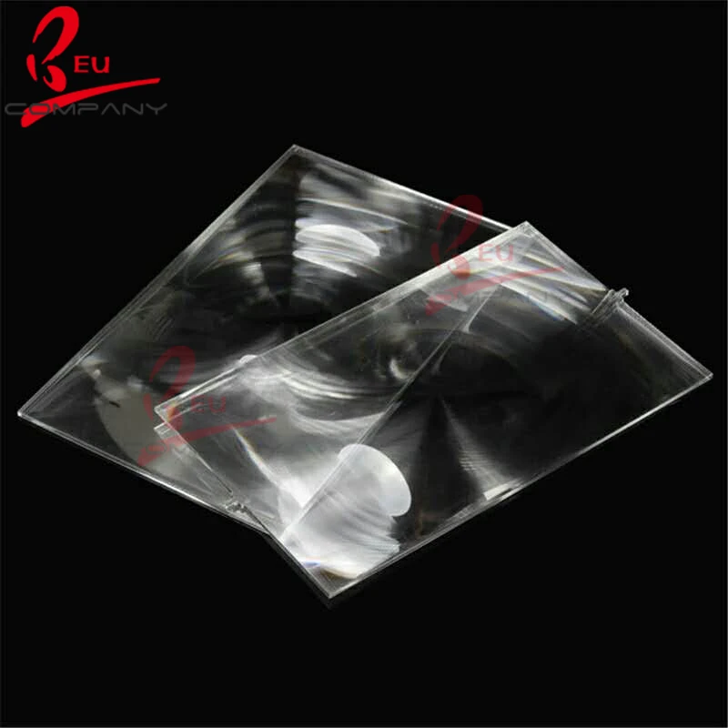 126*76MM  F100mm Rectangular  PMMA ( acrylic) material light Fresnel Lens