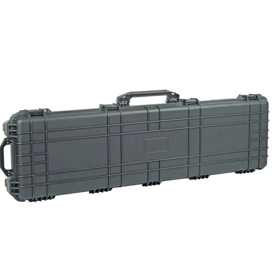 Long size hard plastic shockproof Military box plastic waterproof case for gun