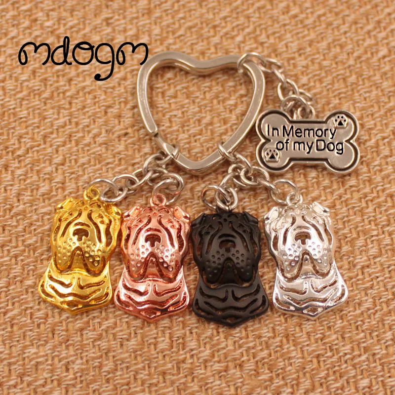 Chinese Shar Pei Dog Animal Purse Handbag Charm Handmad Pendant Keychain For Bag Car Women Men Girls Boys Love Jewelry K038