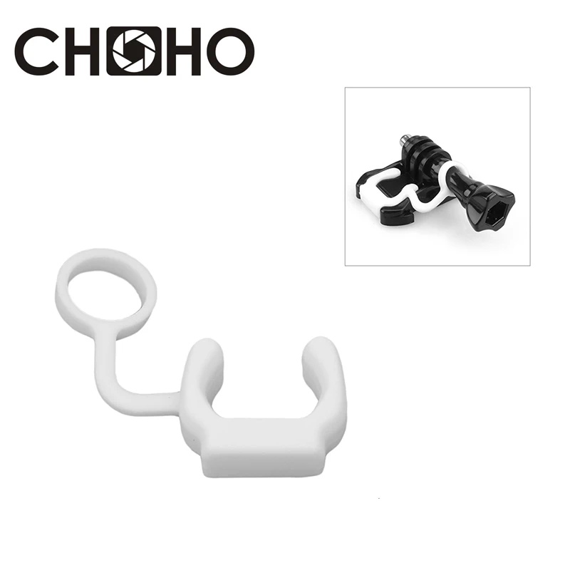 Blokada Anti-Lost Plug Lock Biała guma silikonowa do GOPRO Hero 13 12 Go Pro Akcesoria DJI OSMO Kamera akcji Insta360