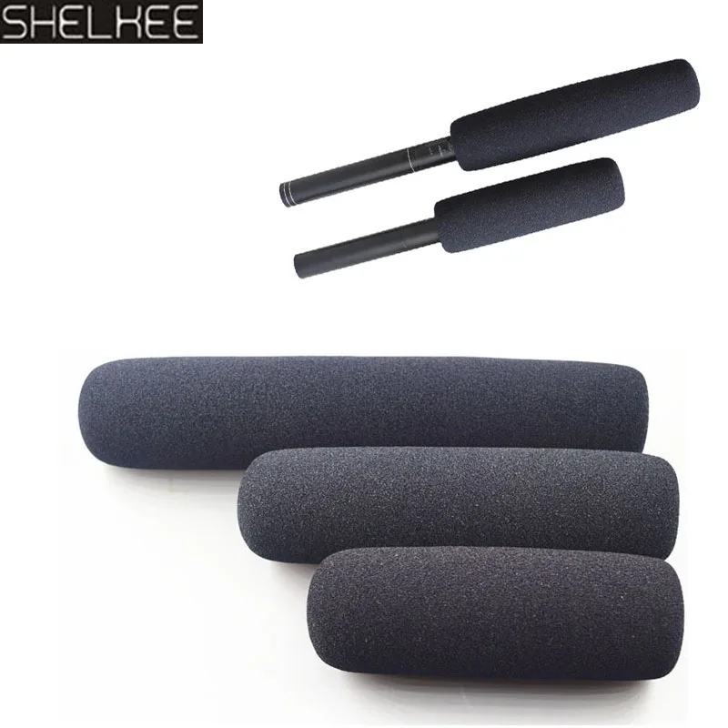 SHELKEE Interview microphone windshield sponge blister microphone windshield for camera microphone cover sponge foam cover