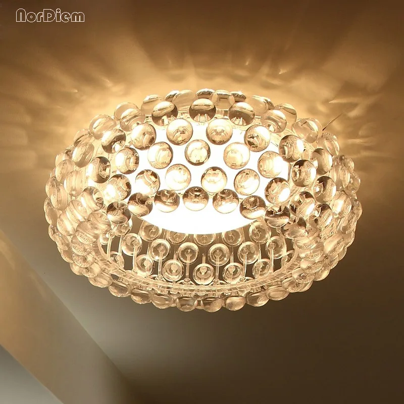 

Dia35/50/65cm Modern Acrylic Caboche Ball Ceiling Lamps,Bedroom,Residential Home Ceiling light Fixture Clear Classical Luminaria