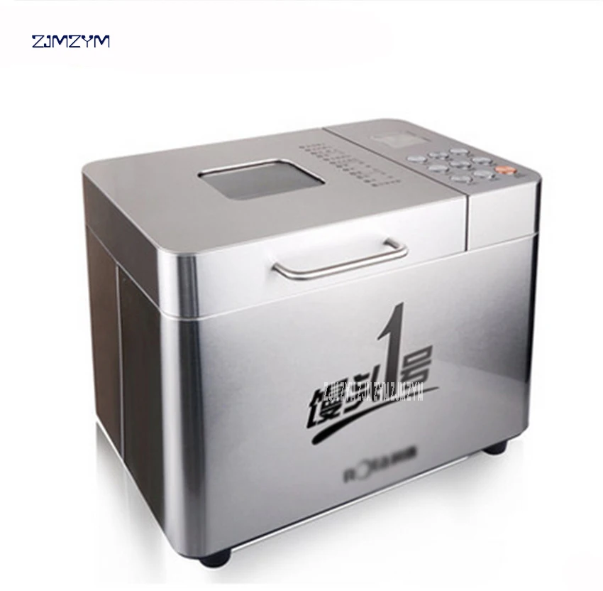 RTBR-208 Automatic Multifunction Bread Maker Intelligent Bread baking Machine Breadmaker Cooking Tools 550w Stainless Steel