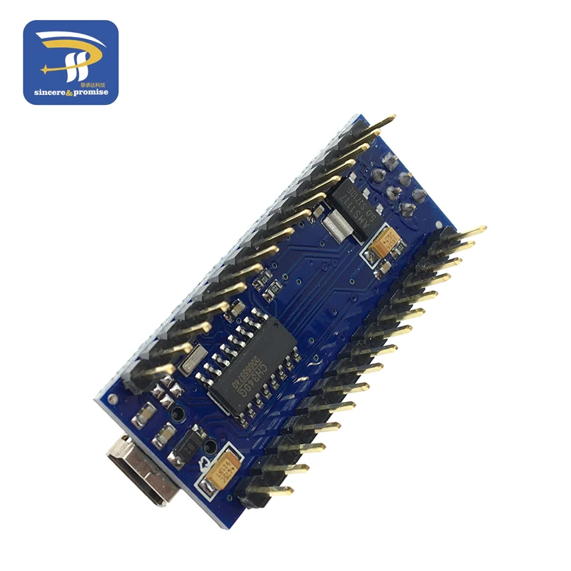 Geschweißtes nano 3.0 ch340g atmega328 mini ch340c controller board modul für arduino ch340 atmega328p usb v2.0 treiber mit kabel – Detail 3