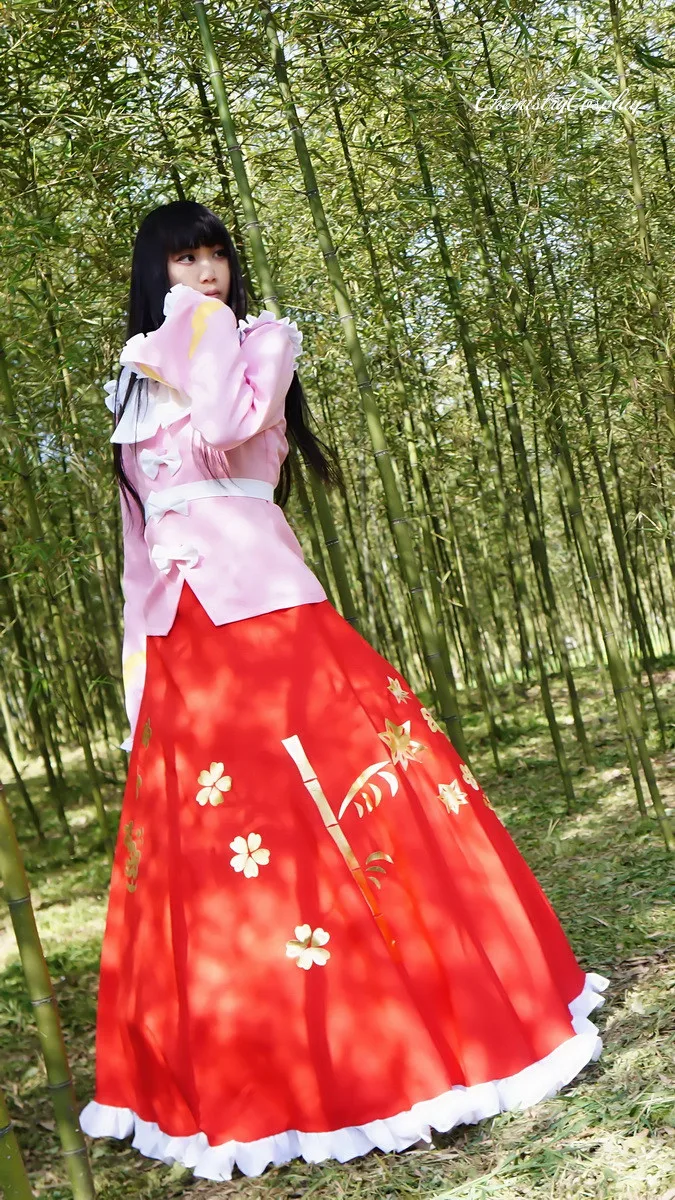 Touhou Project Kaguya Houraisan Cosplay Costume