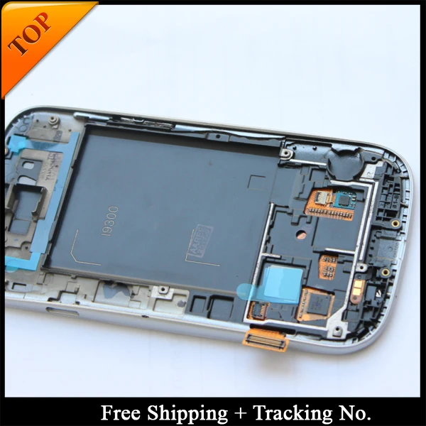 100% tested Super AMOLED  For Samsung S3 I9300 LCD Display For S3 NEO I9301 LCD Screen Touch Digitizer Assembly with frame