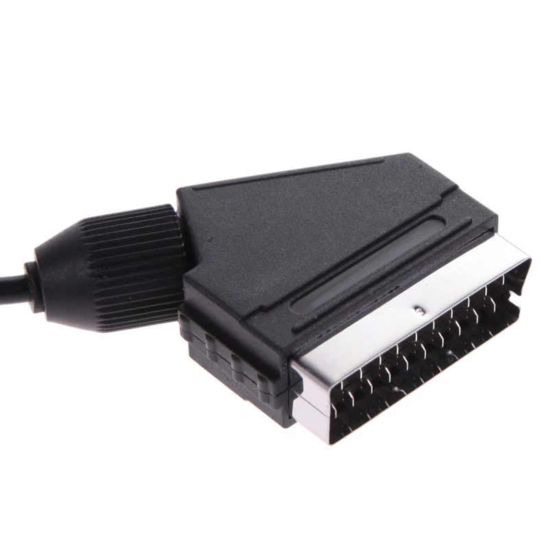 1.84M A/VทีวีวิดีโอScartสายRGBยืดหยุ่นScreenedสเตอริโอสายไฟสายไฟสำหรับNintendo SNES gamecube/N64คอนโซลเกม