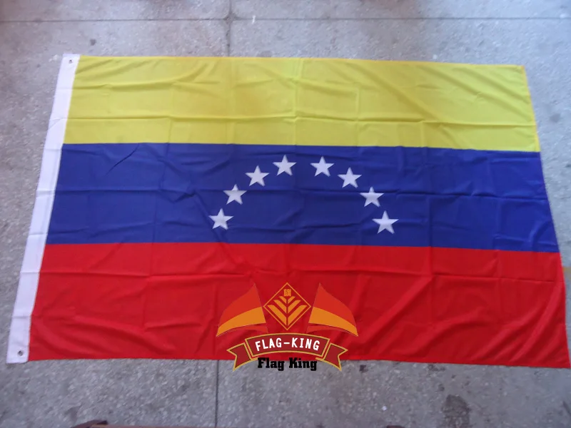 

Venezuela national flag,120g/m2 knitted polyster ,90*150CM,Windbreak, Anti-UV,Digital Printing,flag king