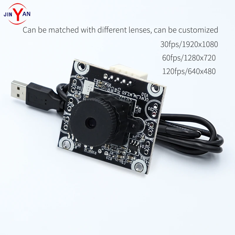 1080P 2MP  100 degree distortion-free camera module OV2710 USB2.0 free drive Support OTG UVC Mini  2MP webcamera module