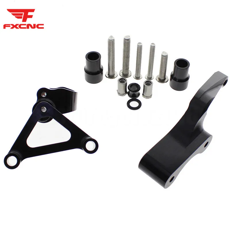 

For DUCATI 696 Monster CNC Aluminum Motorcycle Steering Damper Stabilizer Bracket Mounting Support Kit Holder