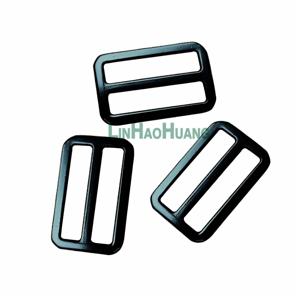 25pcs/lot 38mm metal  ajustable ring buckle for bags zinc alloy buckle in blcak color free shipping Buck-38MM