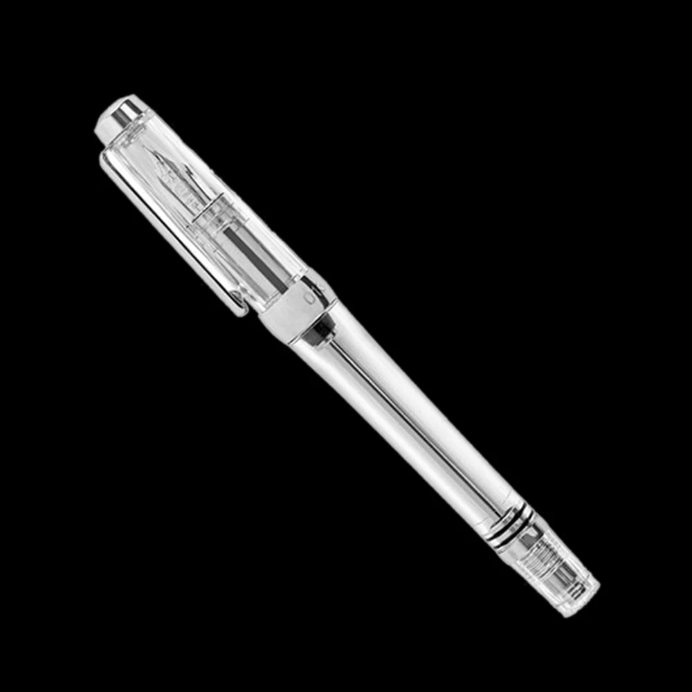 새로운 음압 펜 비즈니스 사무실 투명 컬러 수지 학생 펜 비싼 팁 초에