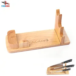 findking New Design 28*10*1.5cm Universal Oak Wood Knife Holder knife block knife stand for damascus knives set