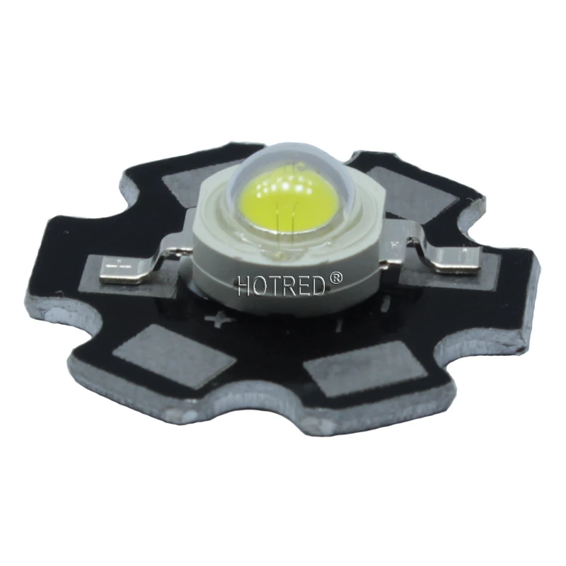 100pcs 1W 3W High Power LED Full Spectrum White Warm white Green Blue Deep Red 660nm Royal blue IR UV image 2