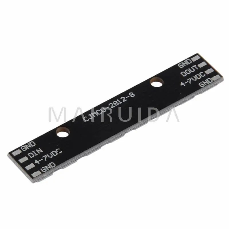 2pcs 8 x WS2812 Led strip 5050 RGB for Trinket Gemma Black board