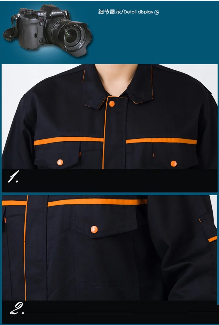 Worker Clothing Workwear Clothes Set Men Women Workmen Factory Uniform Wear-resistant Repairman Auto Car Workshop Welding Suits