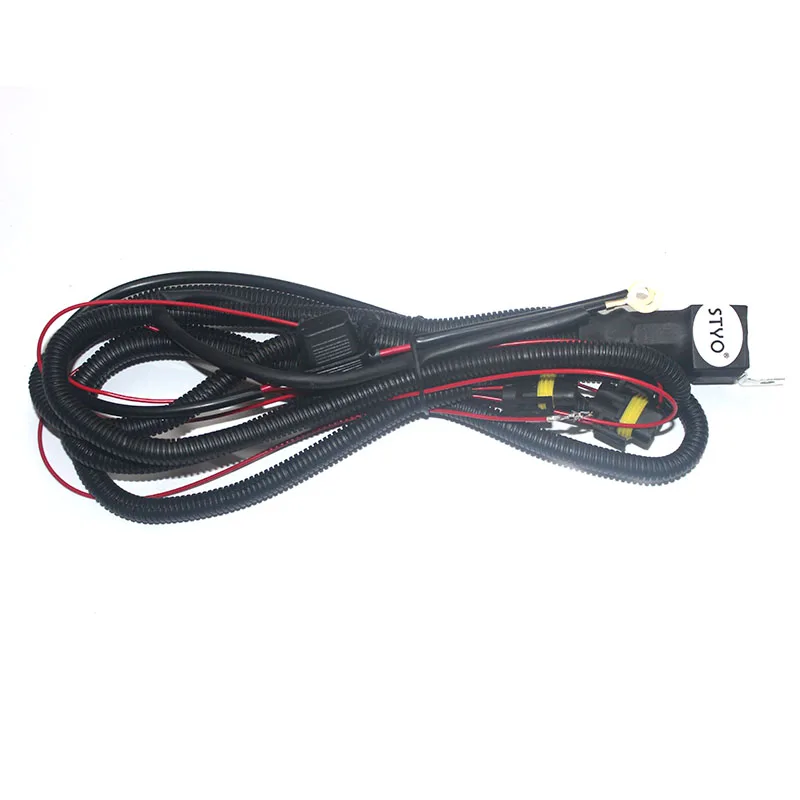 STYO For  New Polo Golf Jetta MK5 MK6 Fog Light Lamp Wires Harness Cable With Fuse