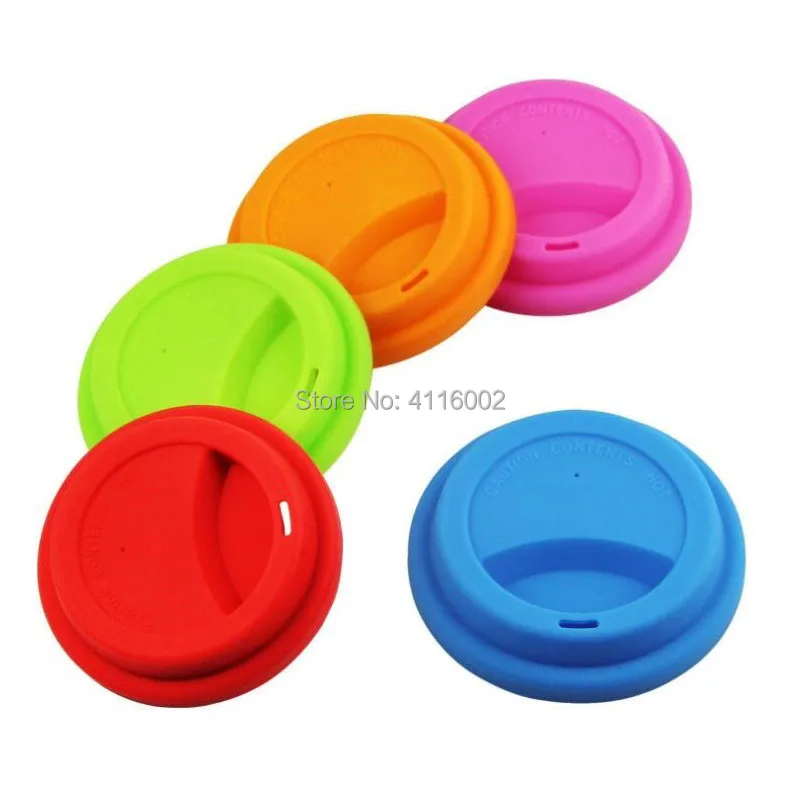 

100pcs Anti-Dust Silicone Lids for Tea Cup Cover Coffee Cups Reusable Leakproof Thick Suction Seal Cap Insulated Cover