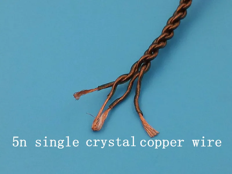 

5n single copper crystal wire/silver plated wire(without plug) 10meters