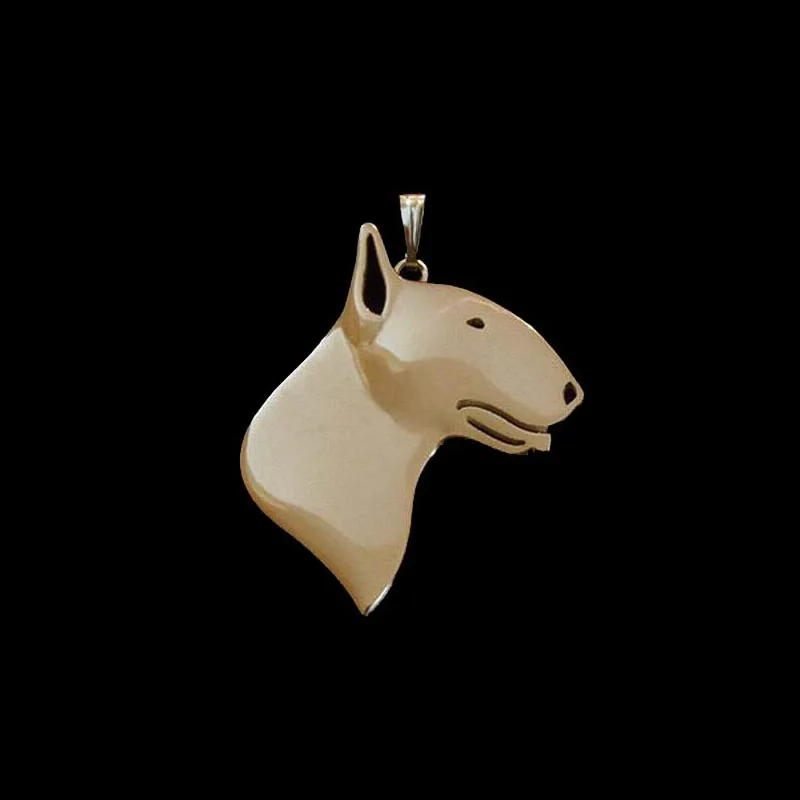 Hot Sale Metal Alloy Bull Terrier Pendants Women\'s Jewelry Dog Shaped Pendants