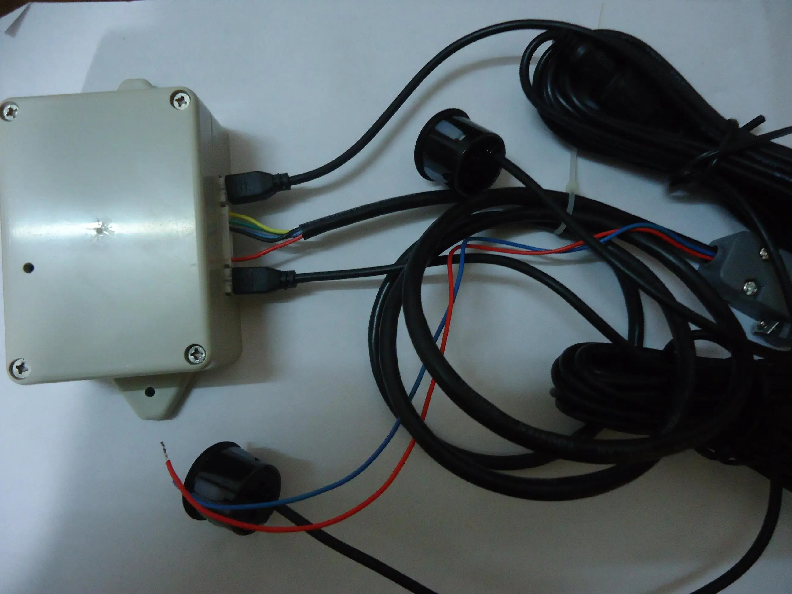 

Waterproof Ultrasonic Distance Measuring Module (2 Probe Transceiver Integrated) / Sensor / Driving Test / Robot