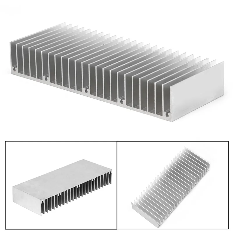 1Pc Aluminum Heatsink Radiator Extruded Profile Heat Sink for Electronic Chipset