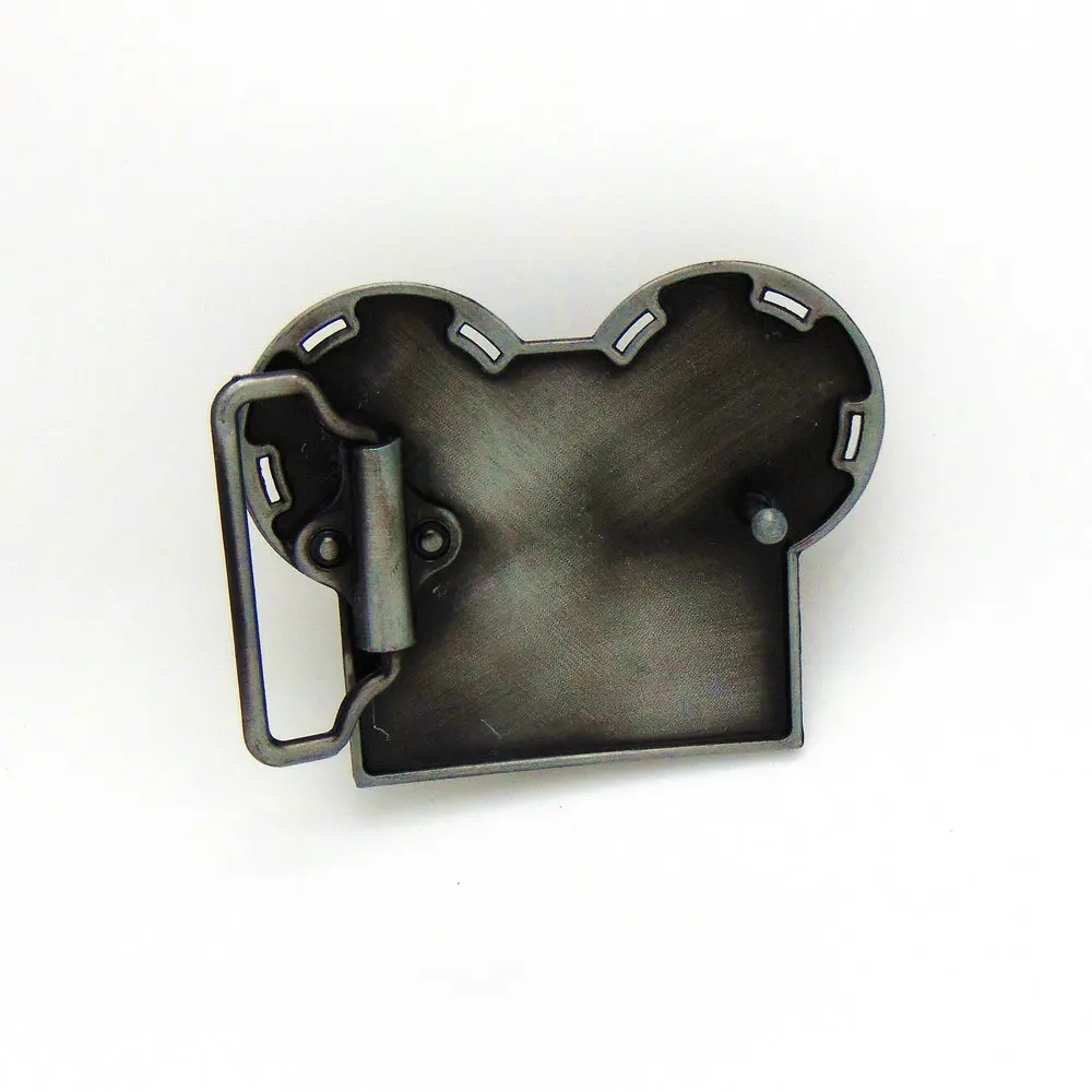 western buckle retro metal wear-resisting zinc alloy is suitable for 4.0 CM belt on the radio