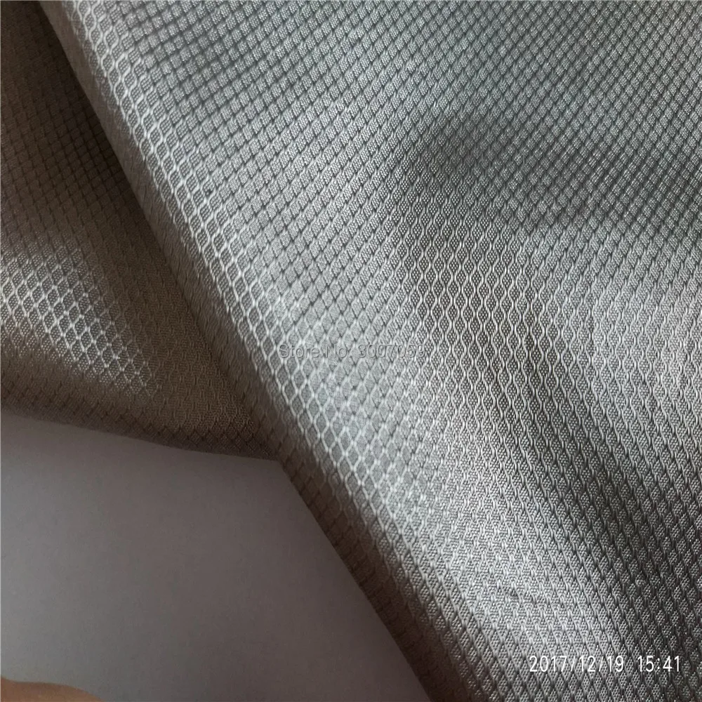 gray color 100% Silver dimond radiation protection fabric for pregnant