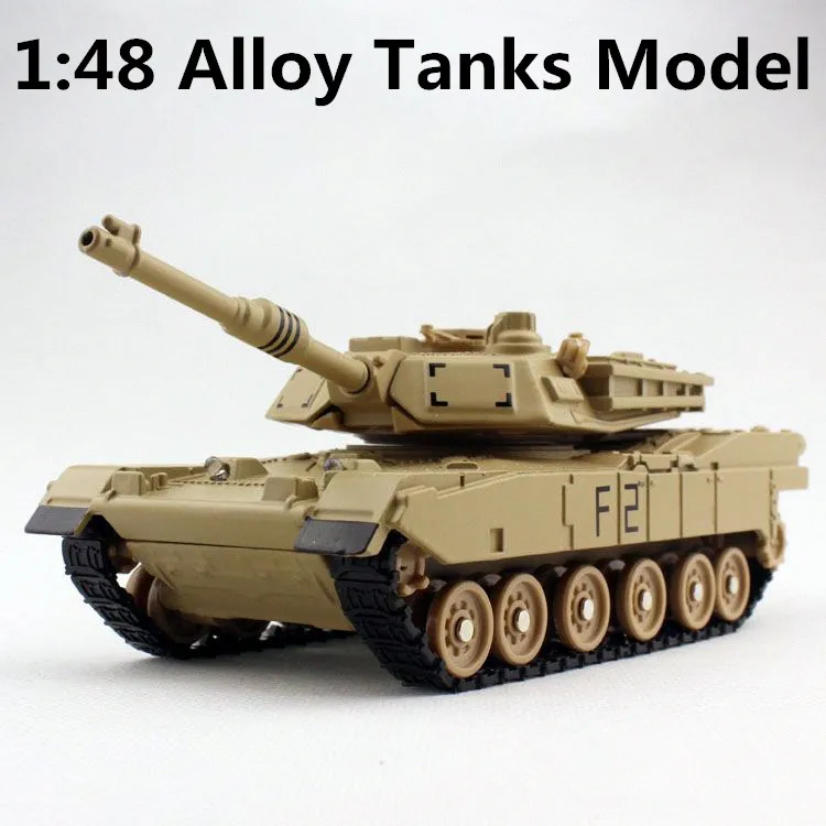 

Модель танка из сплава 1:48, высокие симуляционные танки M1A2, детские развивающие игрушки со звуковой и световой горкой, бесплатная доставка