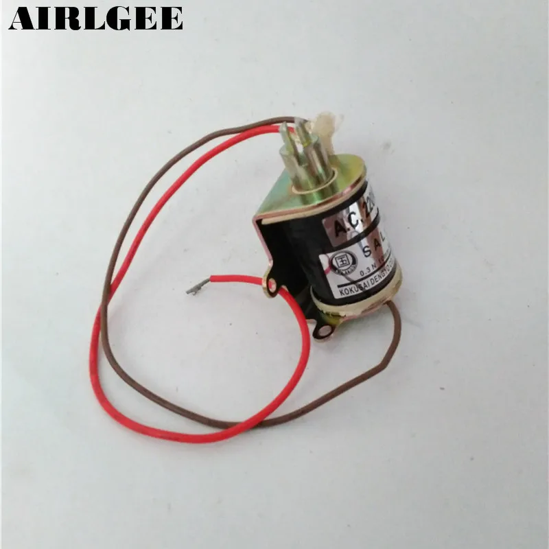 

High quality AC 220V 10mm Stroke 0.3N Force Tubular Electric Solenoid Electromagnet Free shipping