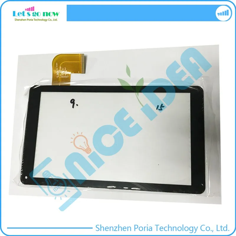 

100% New 9'' Inch Touch Screen Digitizer For DH-0920A5-PG-FPC203 RX18*TX27 Black Front Tablet Touch Panel Glass replacement