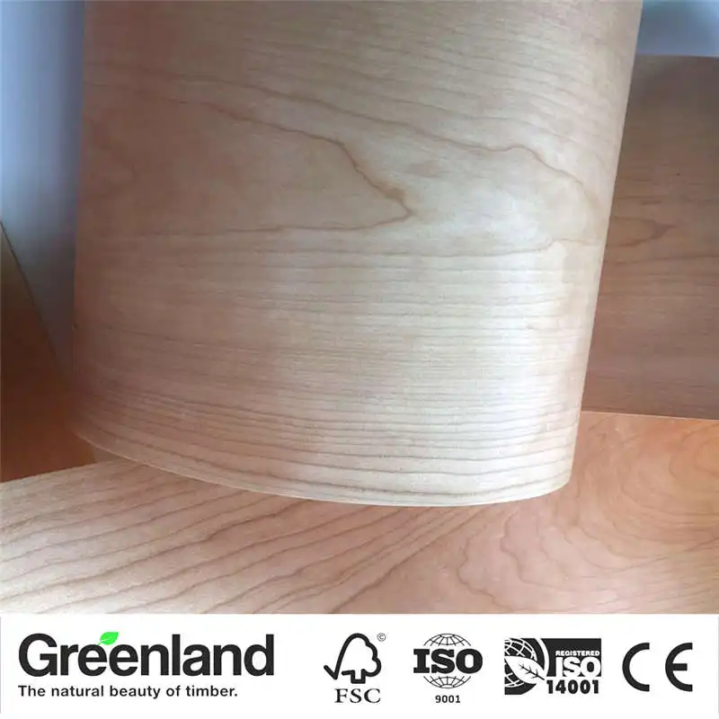 Cherry(C.C) Wood Veneers DIY Furniture Natural Material bedroom chair table Skin size 250x20 cm table Veneer Flooring