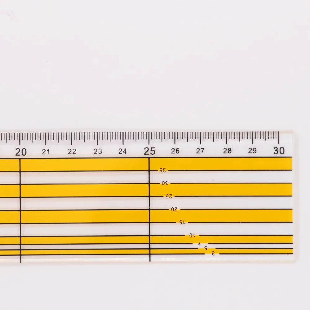 30cm * 5cm Patchwork Lineal Quilt ing Lineal mit Linien kpr5151