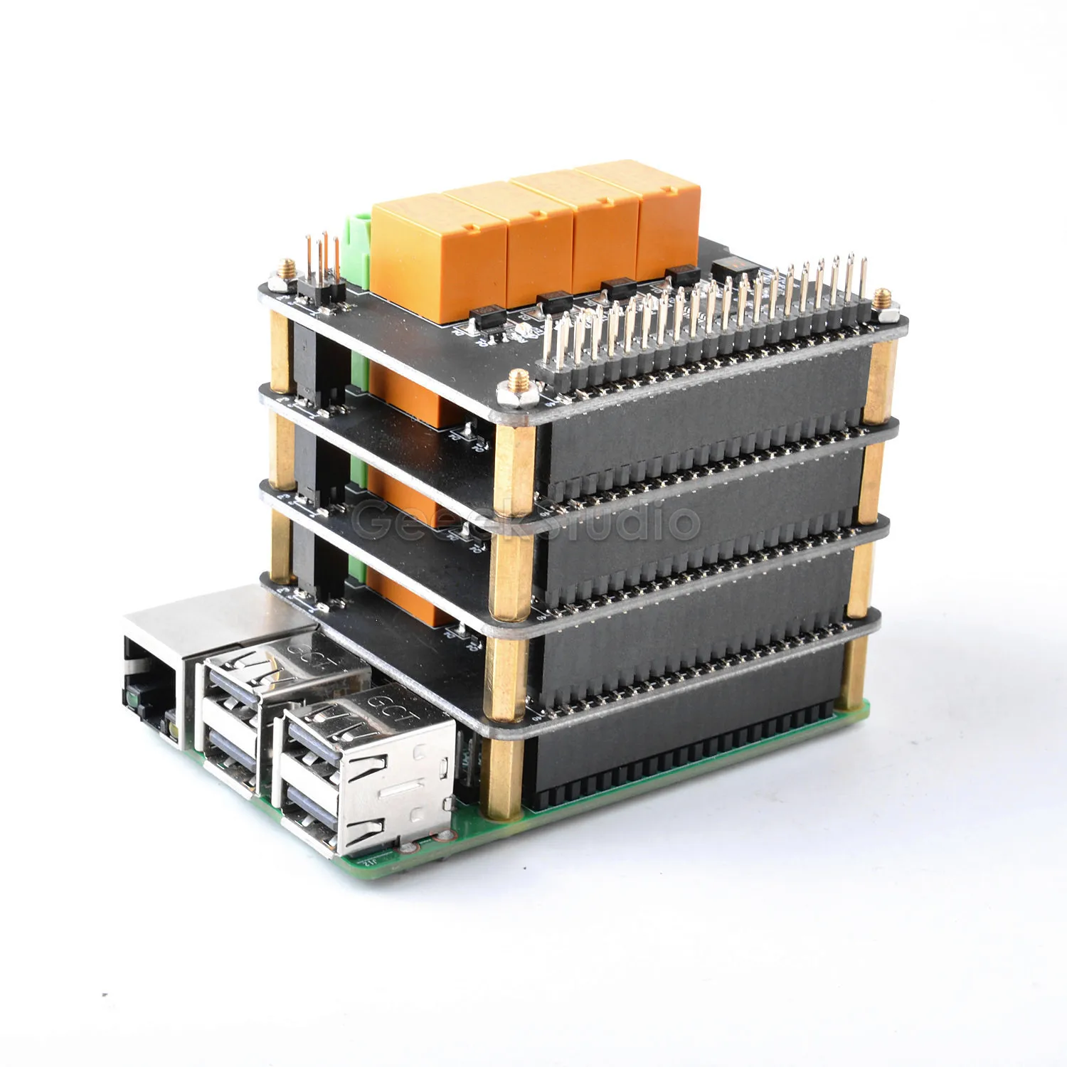 4 Channel Relay Hat Board For Raspberry Pi 4B / 3B+ (Plus) / 3B / 2B