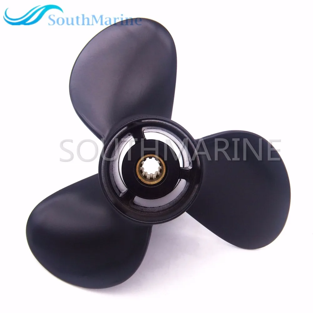 58100-93743-019 Aluminum Alloy Propeller 9 1/4x11 for Suzuki DT9.9 DT15 DF9.9 DF15 DF20 Outboard Motor 9 1/4 x 11 R