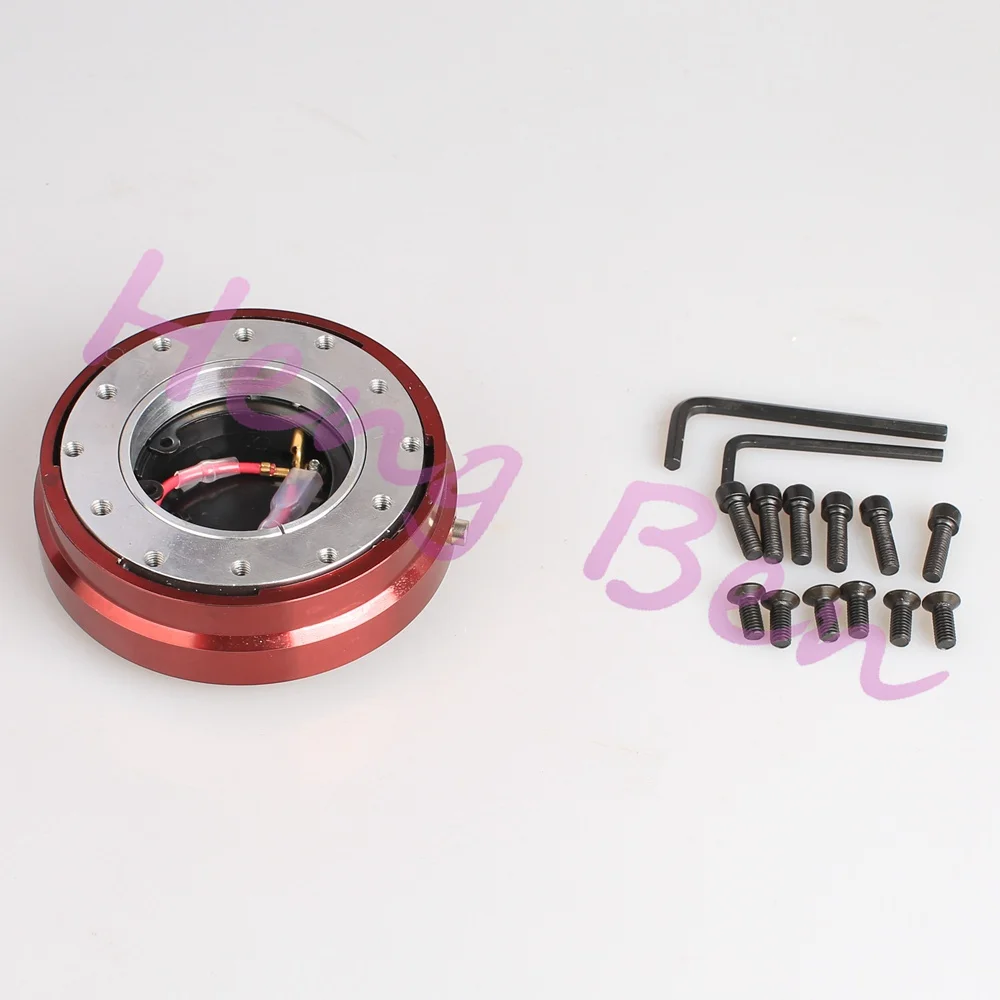 Universal Steering Wheel Quick Release Hub Adapter Snap Off Boss Kit