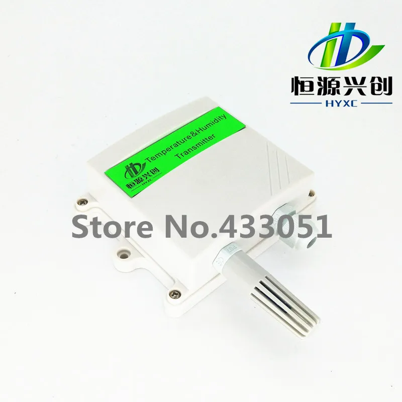 Integrated temperature and humidity transmitter   Output :4-20mA/0-10V/0-5V/RS485   Temperature and humidity sensor