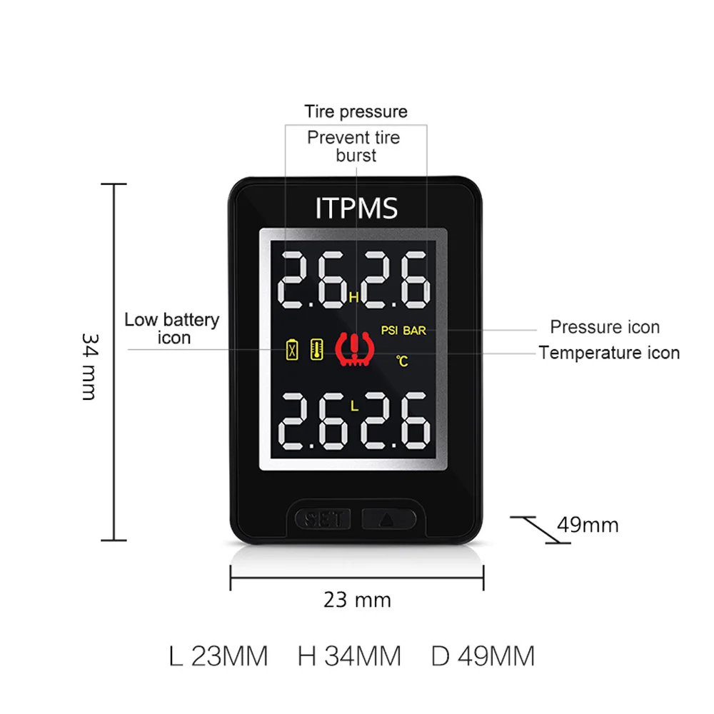 Car TPMS Tire Pressure Monitor System Sensor Monitorring Wireless External Internal for Nissan Qashqai x trail for mazda 3 6 5