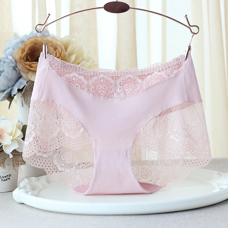 Women's Cotton PantiesMid Waist Breifs Smooth Seamless Underpants Sofe Breathalbe Panties Female Lingerie Ladies Underwear