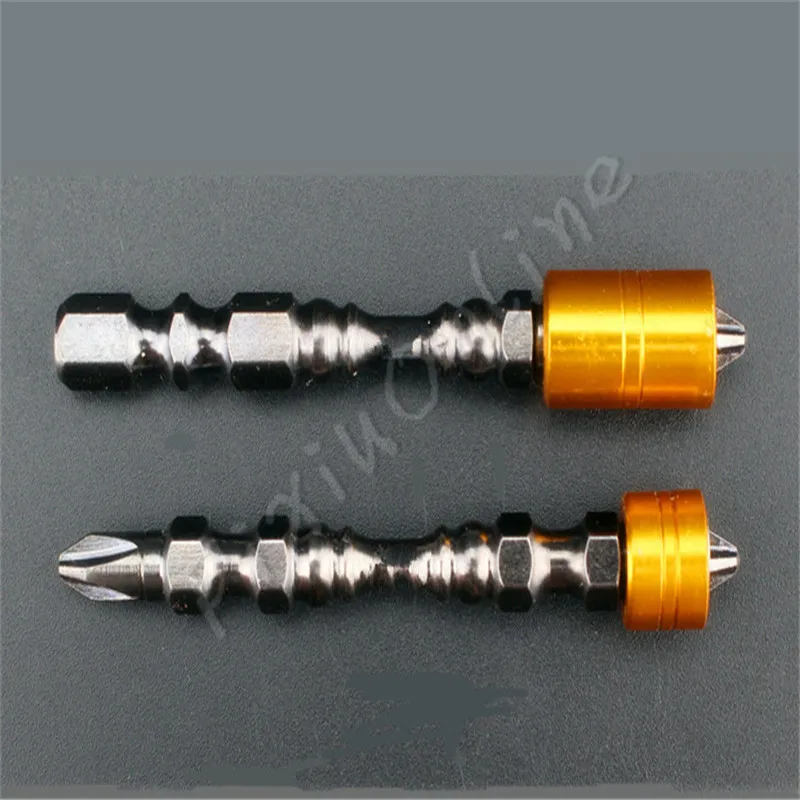 1Pc ST016 Strong Magnetic 65MM Cross Head Screwdriver Bit Double Head High Quality Electric Screwdriver Set PH2 Free Shipping