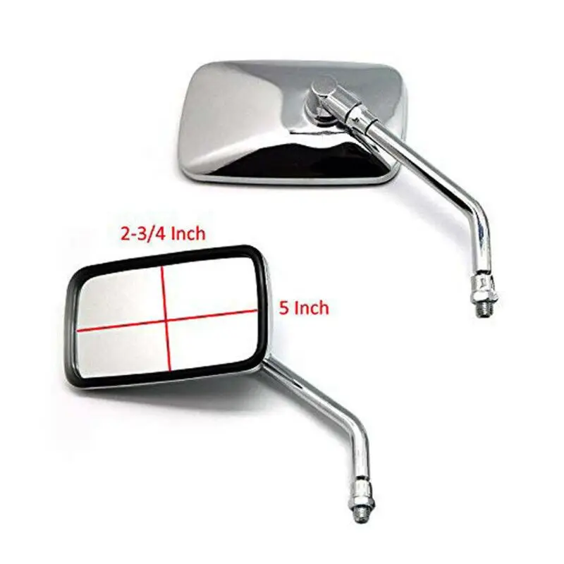 Motorcycle Modified Square Rearview Mirror for Honda Shadow VT VT1100 VT750 VT600 VF750 Magna 750