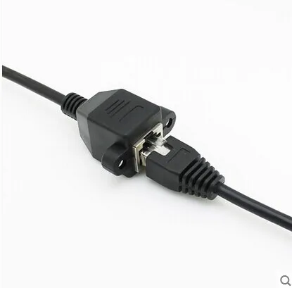 Сетевой удлинитель с винтовым замком, 60 см, RJ45, 0,3/1,5/3,0 м