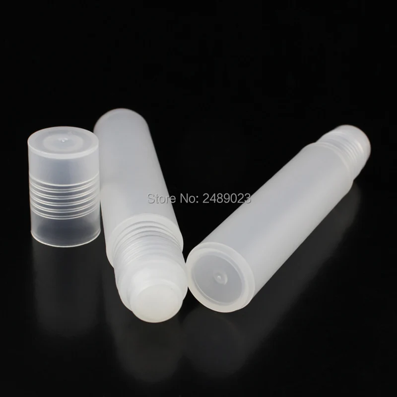 24pcs 15ml Roll On Roller Empty Bottles for Essential Oils Roll-On Refillable Perfume Bottle Transparent Deodorant Containers