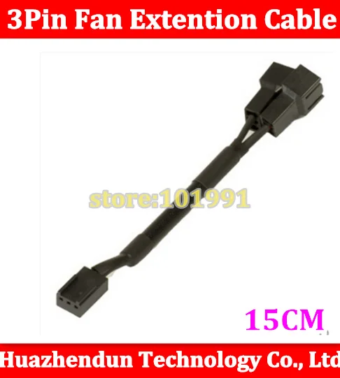 

100pcs High Quality PH-CB-Y 3PIN fan cable 1 to 2* 3pin fan extention cable Free shipping