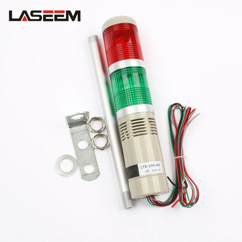 Industrial Multilayer Stack Multi-layer lamp Signal  Alarm caution light for machinery LTA-205 with buzzer 2 layer Tower